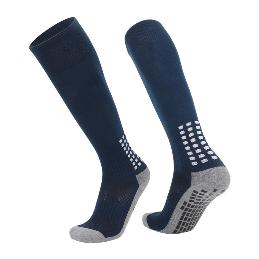 Long professional football socks with shock absorption, anti slip, thick towel bottom, basketball socks, sports socks