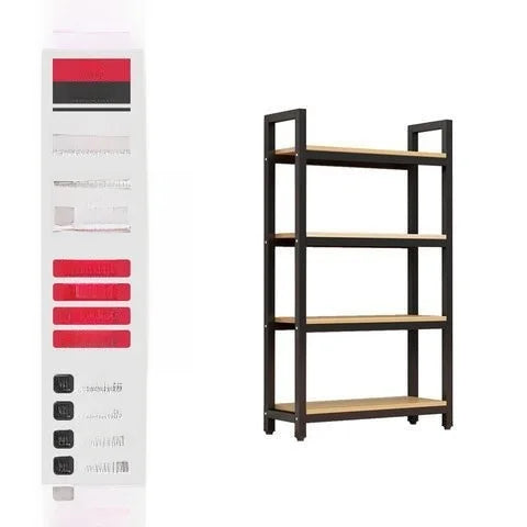 Multi-Layer Storage Ra Display elf Small Ornament Stand Iron Frame Floor-Mounted Balcony Storage Organizer Kitchen Accory