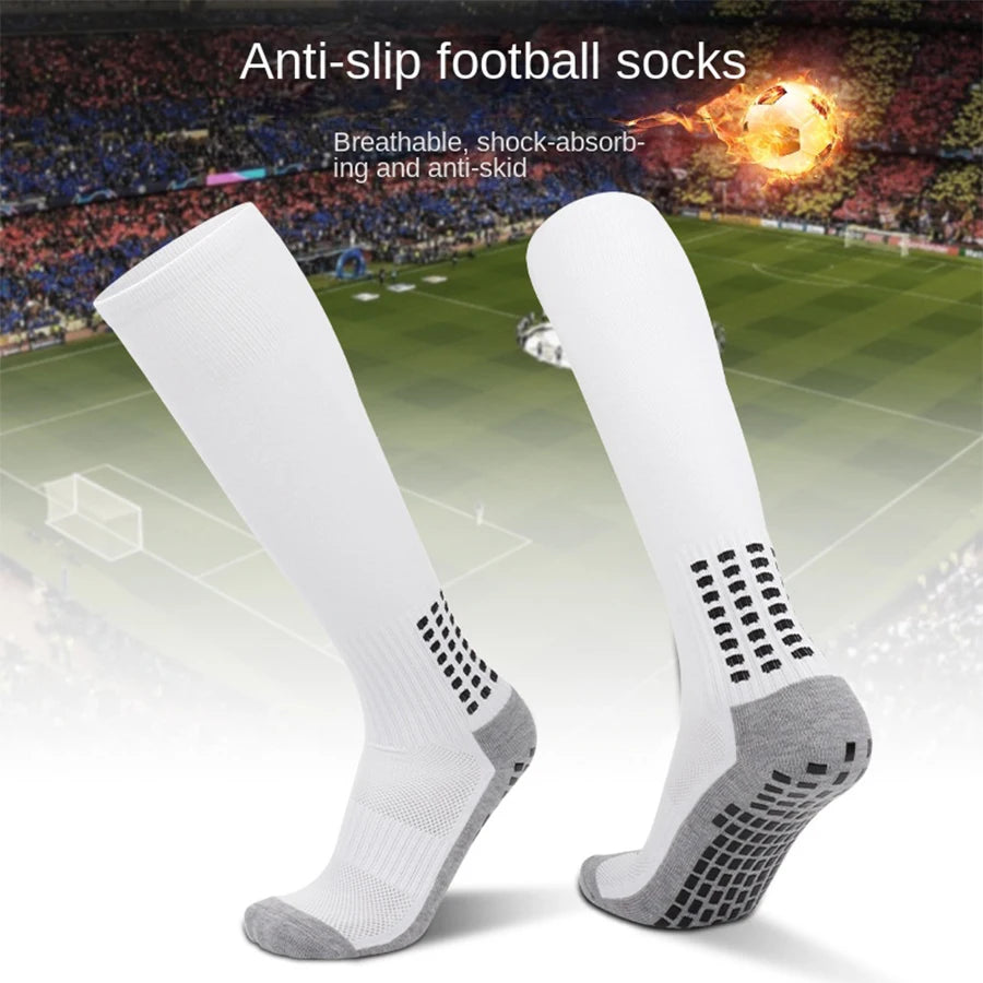 Long professional football socks with shock absorption, anti slip, thick towel bottom, basketball socks, sports socks