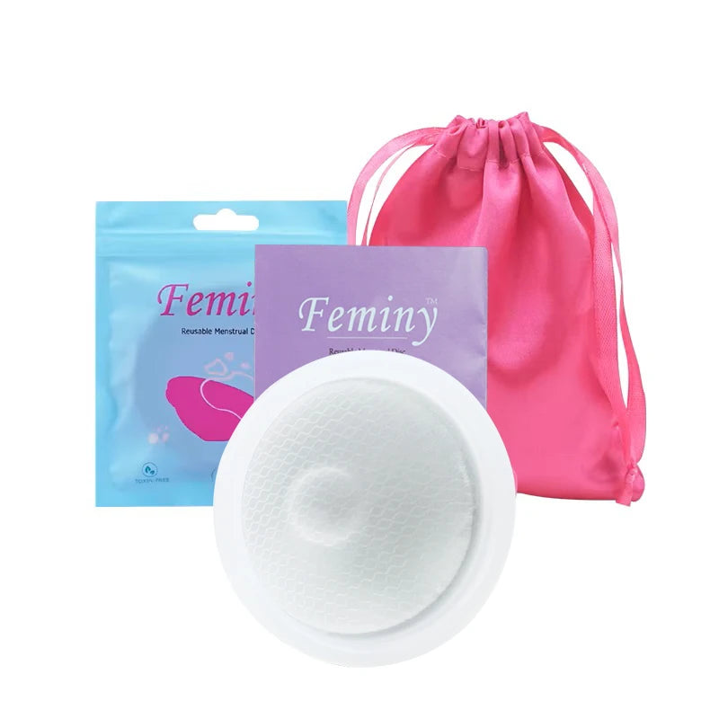 Medical Silicone Menstrual Disc With String Menstrual Cup Period Menstrual Collector Menstruation Disk Women Health Care Hygiene