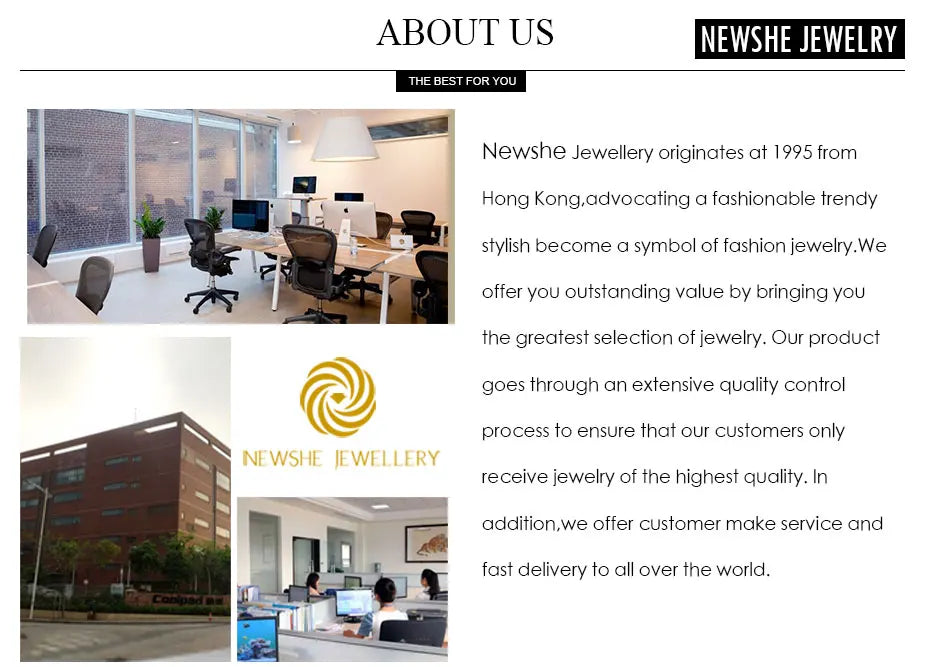 Newshe Original 925 Silver Moissanite Rings GRA Certified D Color VVS1 Diamond Wedding Ring Set for Women Luxury Jewelry