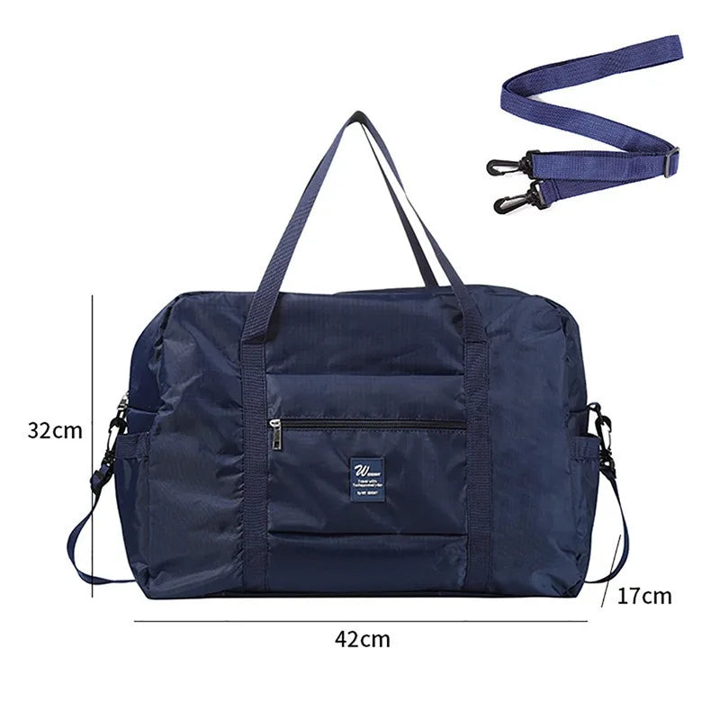 Travel Luggage Handbag Large Capacity Multifunctional Adjustable Lightweight Business Trips Short Distance Clothing Storage Bag