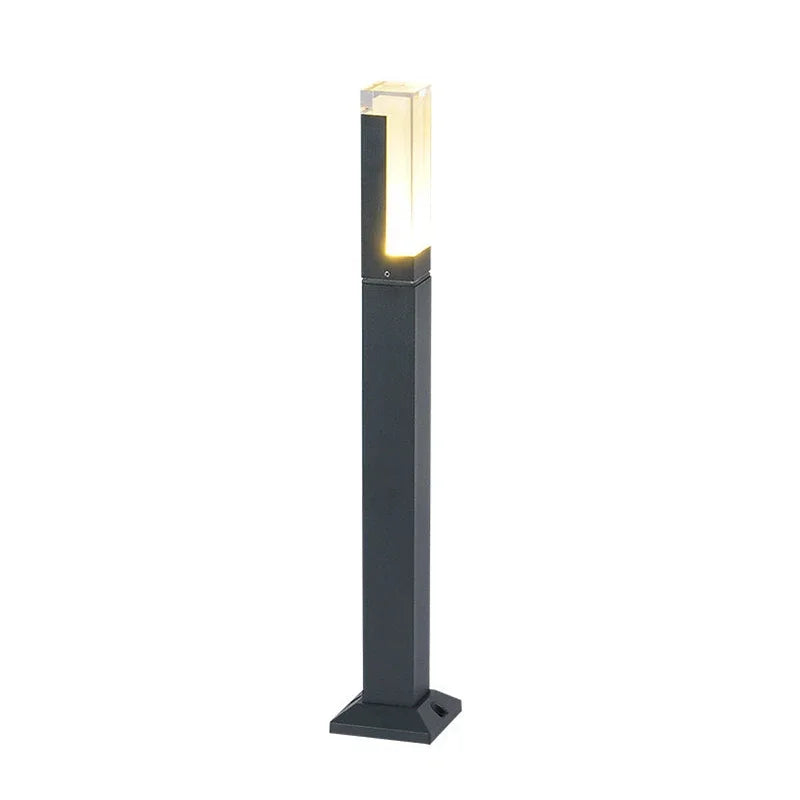 Waterproof LED Garden Lawn Lamp Modern Aluminum Pillar Light for Outdoor Courtyard Villa Landscape Bollard Lighting New Style