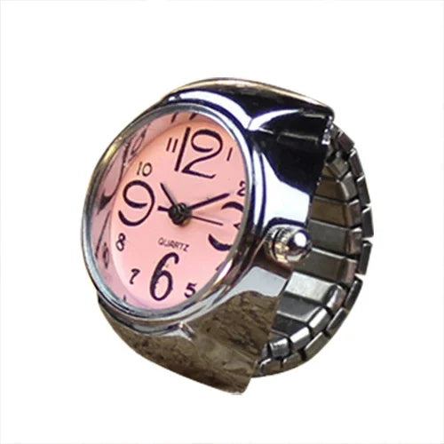 Fashion Rings Finger Watches for Women Men 2025 Fashion Party Quartz Watches Unisex Couple Rings Jewelry Gifts