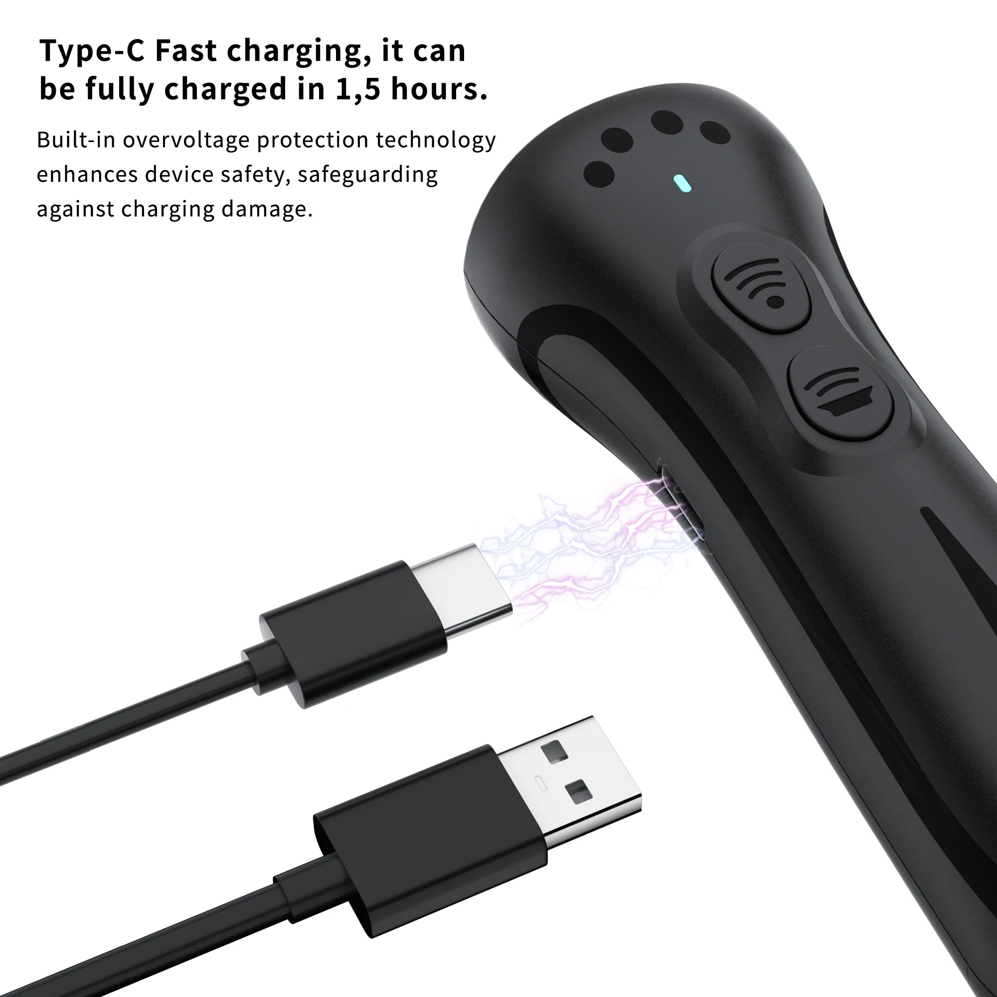 Ultrasonic Dog Repeller Portable Dog Repellent Dog Trainer With LED light Type-C Fast Charging Dog Anti Bark Deterrent Anti Bark