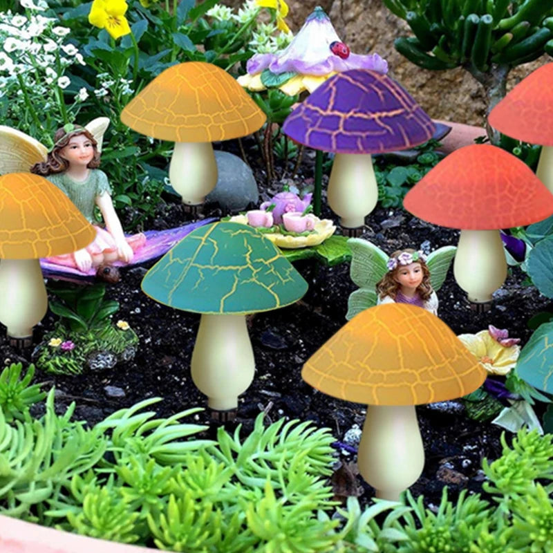 Solar Mushroom Lights for Garden Decor Waterproof Outdoor Night Light LED Fairy Lamp for Christmas Halloween Garden Lawn Pathway