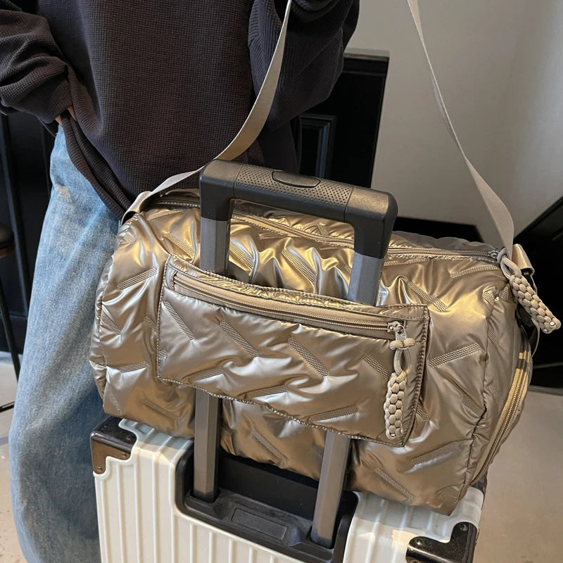 Women’s Large Travel Tote with Wet Dry Compartment