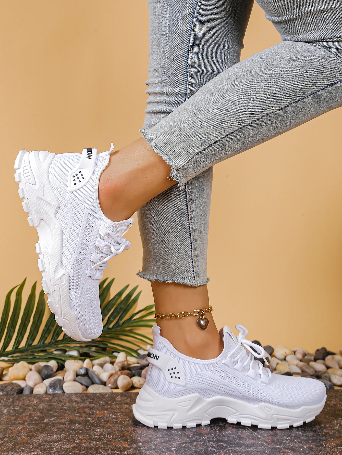 Women’s Leopard Print Slip-On Sneakers – Lightweight Canvas