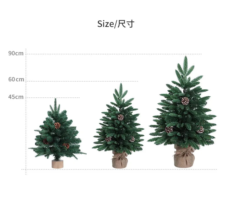 Christmas tree, Christmas, cedar, Christmas decorations, New Year, snowflakes, snow trees, atmosphere decoration supplies