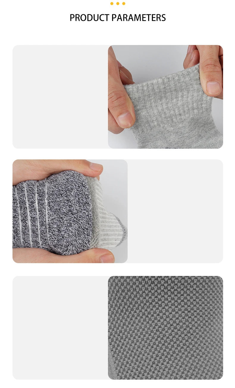 6-Pack Thick Cushioned Hiking & Running Socks