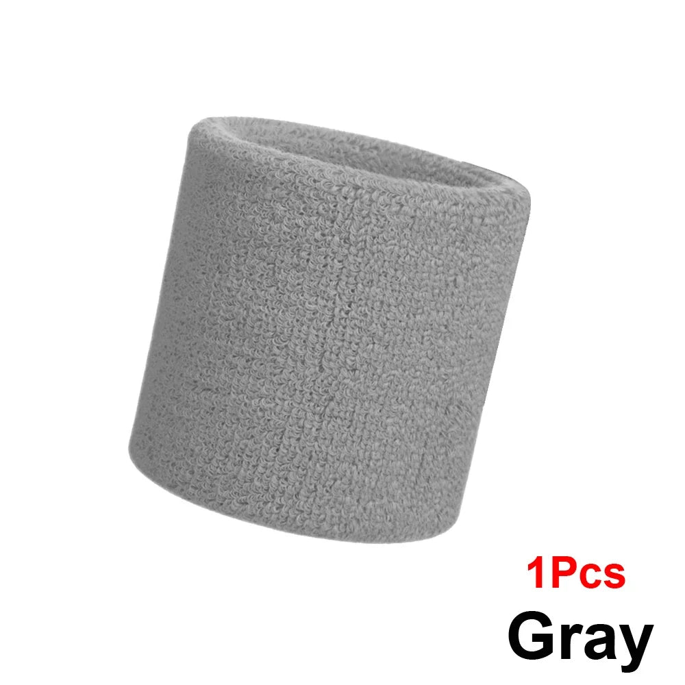 Unique Sports Multi Colors Pack Sports Wrist Sweat Wristbands for Basketball Leagues（Black/Yellow/White/Blue/Pink/Red/Gray)