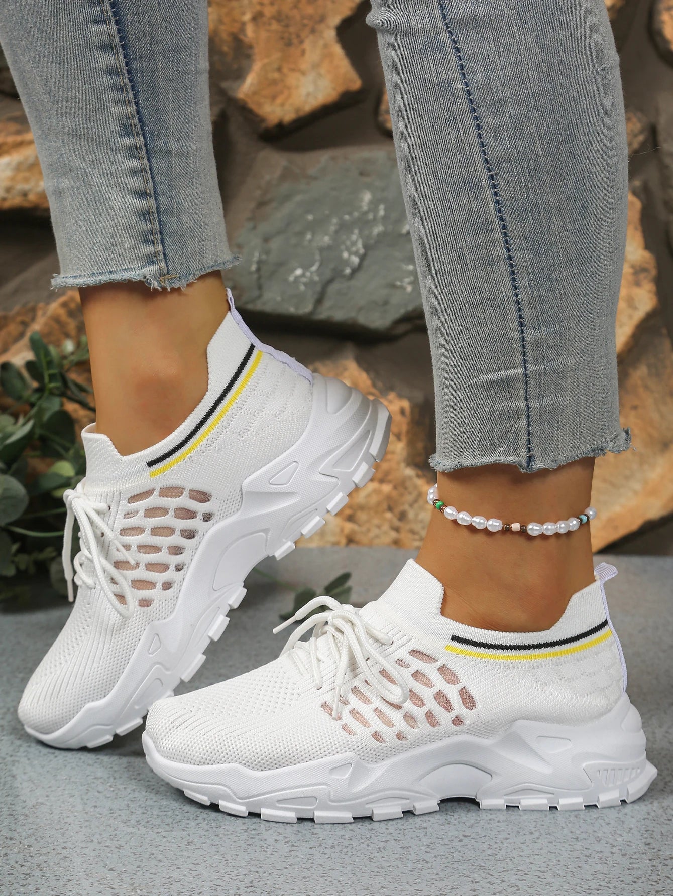 Women’s Leopard Print Slip-On Sneakers – Lightweight Canvas