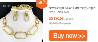 Luxury 18K Gold Plated Jewelry Set Italy Dubai Necklace Earrings Bracelet Ring For Women Mother's Day Gift ﻿