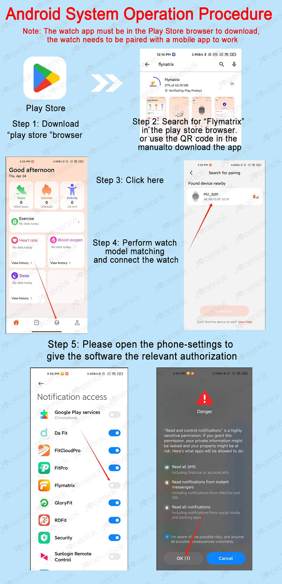 Camera Smart Watch with Video, BT Call & Health