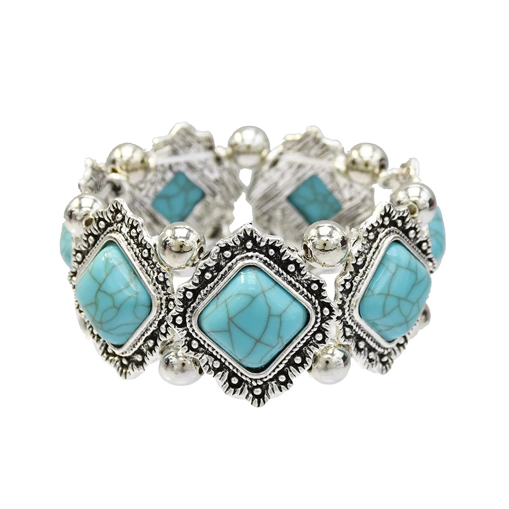 Gypsy Bohemian Coin Bracelets for Women Metal Vintage Flower Statement Bracelets Festival Turkish Beach Jewelry Tribal Ethnic