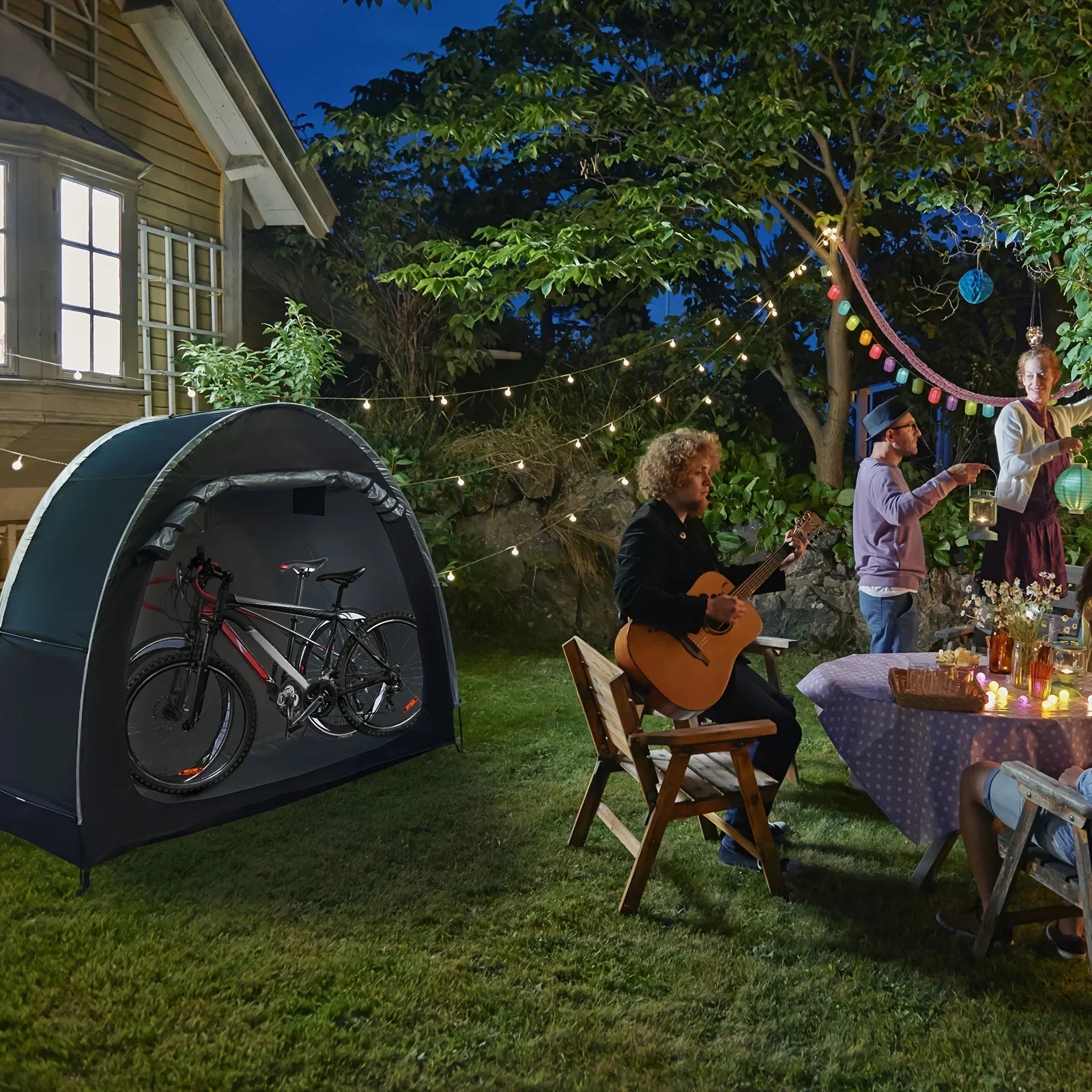 Waterproof Bike Storage Tent for 2–4 Bikes