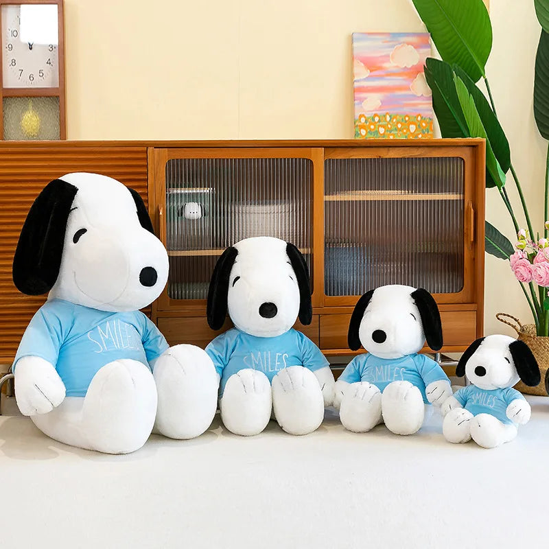 2025 New 35cm Cartoon Cute Snoopy Plush Toy Pillow Sofa Back Plush Doll Gifts For Children birthday gift