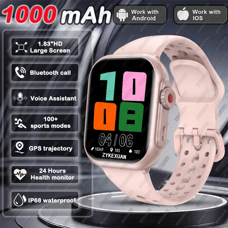 AMOLED Smart Watch with Bluetooth Call & GPS