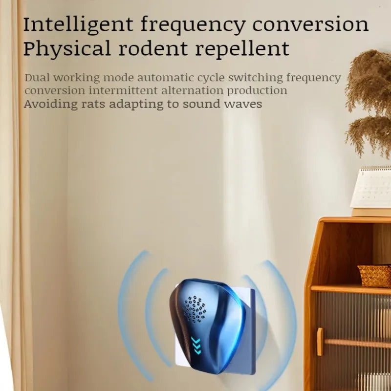 High Power Ultrasonic Rat Mosquito Repeller Indoor Portable Plug In Safe Home Office Low Noise Long Range Effective Repelling