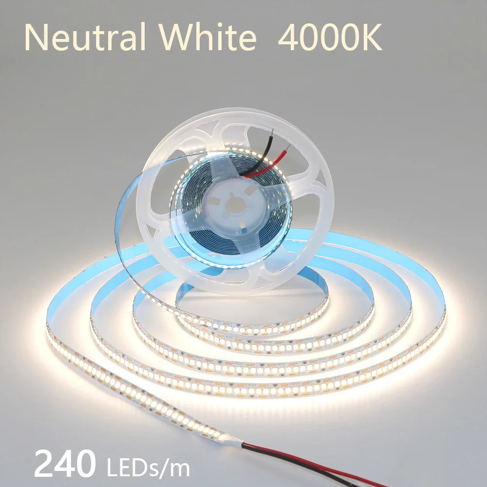 2835 5M 300 600 1200LEDs LED Strip DC12V 24V 120LEDs/m Home Waterproof IP65 Lamp Strip  Flexible And Cuttable Soft Lamp Bar