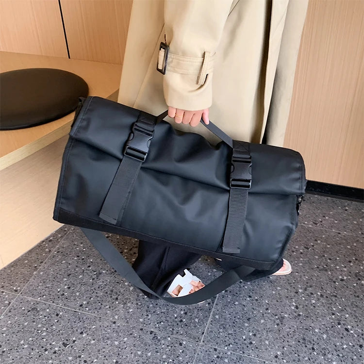 Luggage Bag - Adjustable, Large Capacity Travel Bag, Suitable for Weekend Travel and Leisure Outing, Zippered Closed