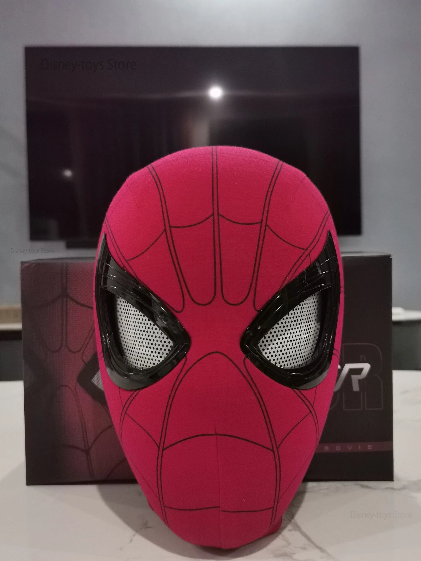New Spider-man:no Way Home Spider Man Mask Luxury Helmet Rechargeable Remote Eyes Movable Mask Cosplay Decoration Gift Toys