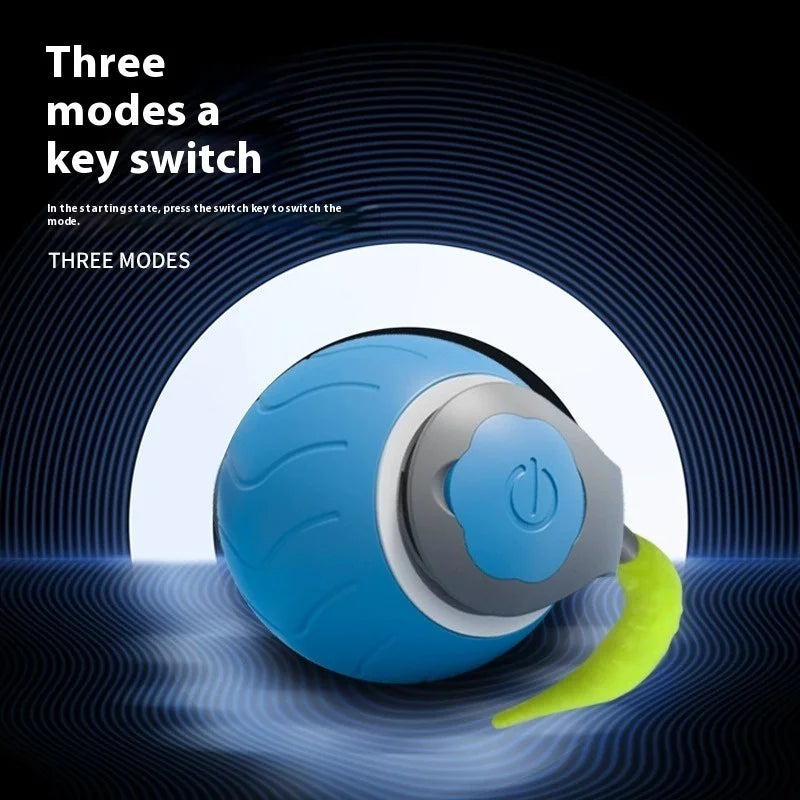 Smart Interactive Cat Toy Ball with Tail