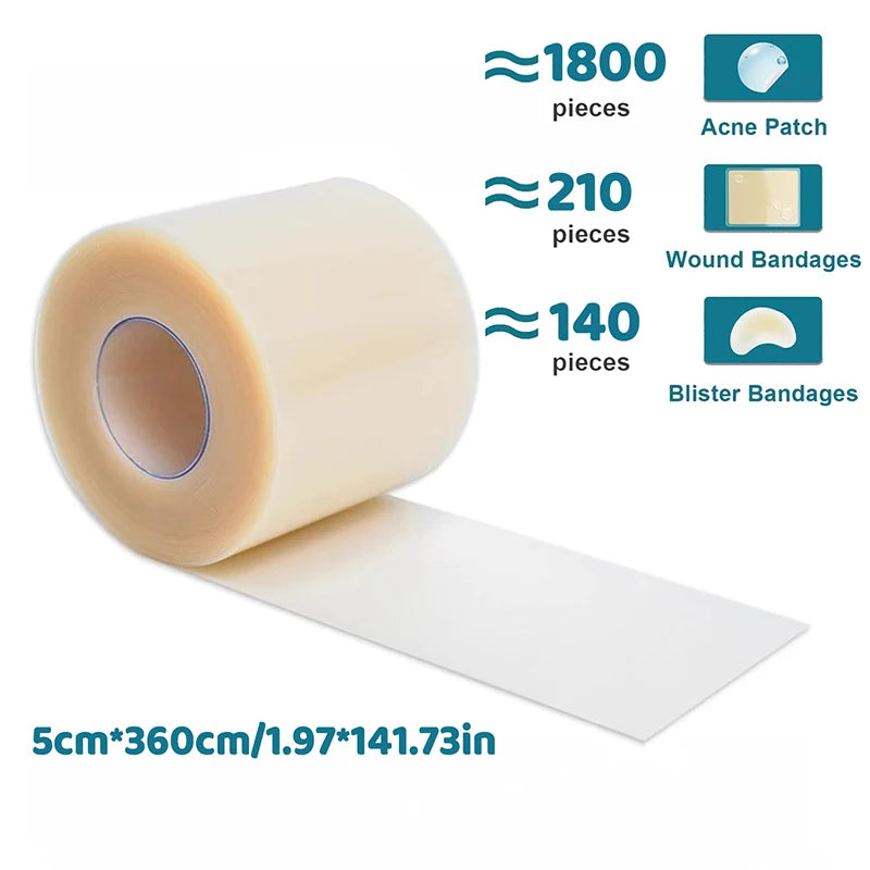 Bed Sore Bandages, Highly Absorbent Hydrocolloid Roll For Wound Care Hydrocolloid Patch Bandages With Self-Adhesive