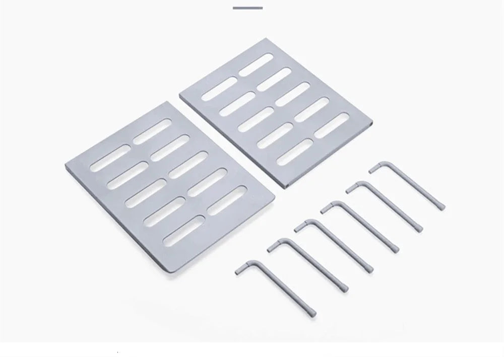 Home Closet Organizer Storage Shelf for Kitchen Rack Space Saving Wardrobe Decorative Shelves Cabinet Holders