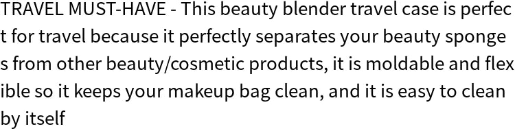 2pcs Cosmetic sponge holder, beauty mixer holder, travel cosmetic sponge storage box, silicone shatterproof cosmetic sponge box.