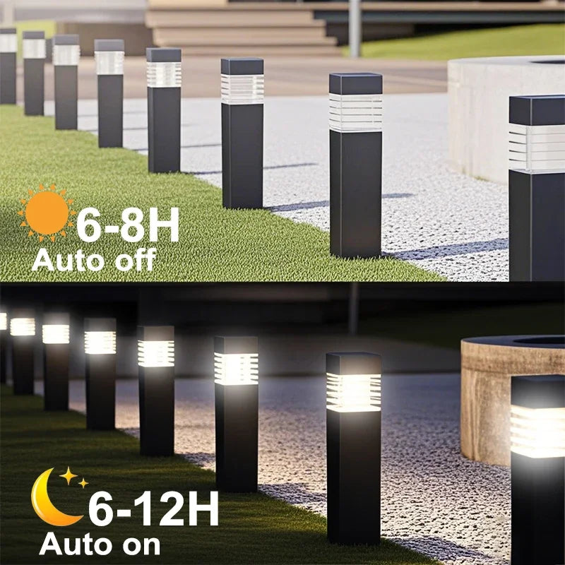 Solar Courtyard Garden Landscape Outdoor Lights Lawn Night Lights Home Yard Layout Waterproof Decorative Ground Plug Lights