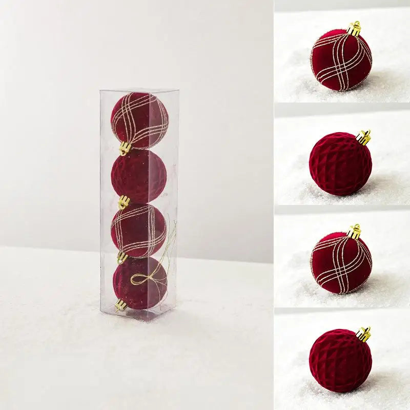 32 Style Christmas Balls Gold Red Christmas Tree Decoration Hanging Bauble Balls Pendant Xmas Party Supplies New Year Gift 2026