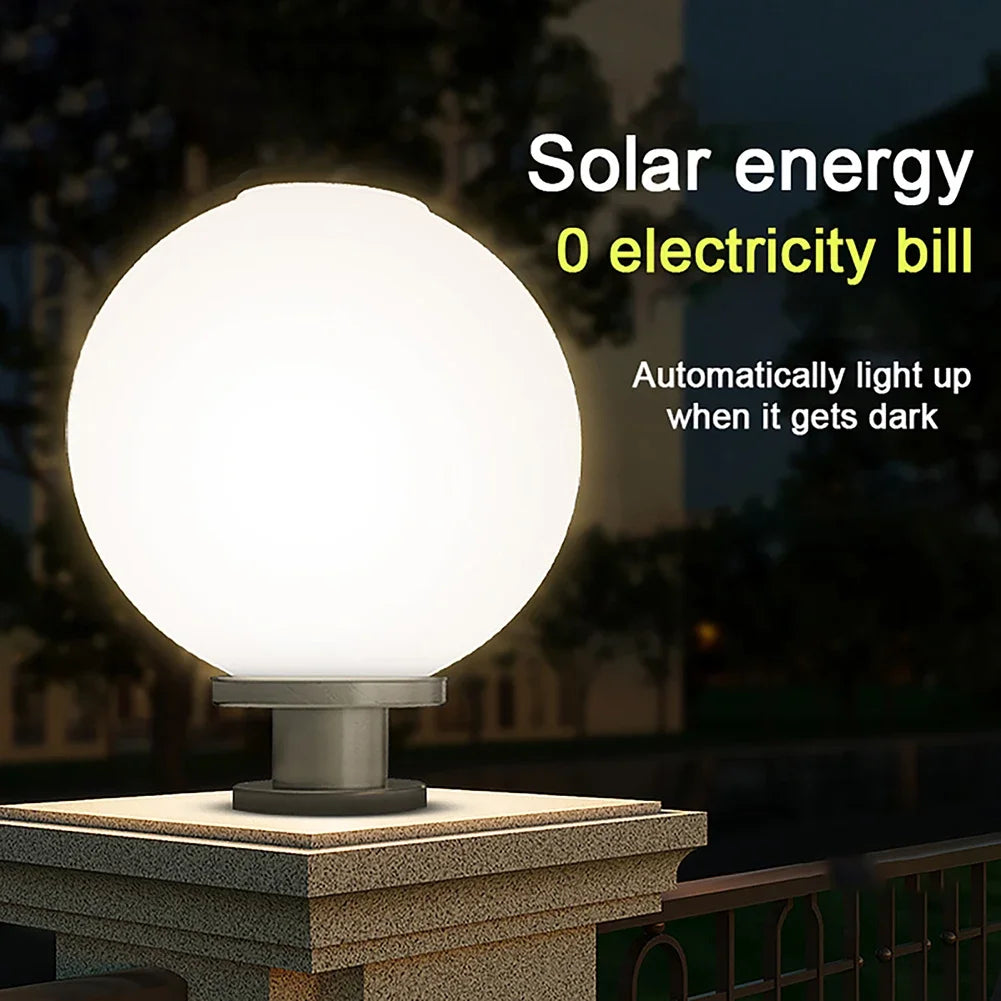 Solar Landscape Lighting Outdoor Fixtures Courtyard Garden Lawn Street Lights Round Ball Lamp Wedding Festive Party Supplies