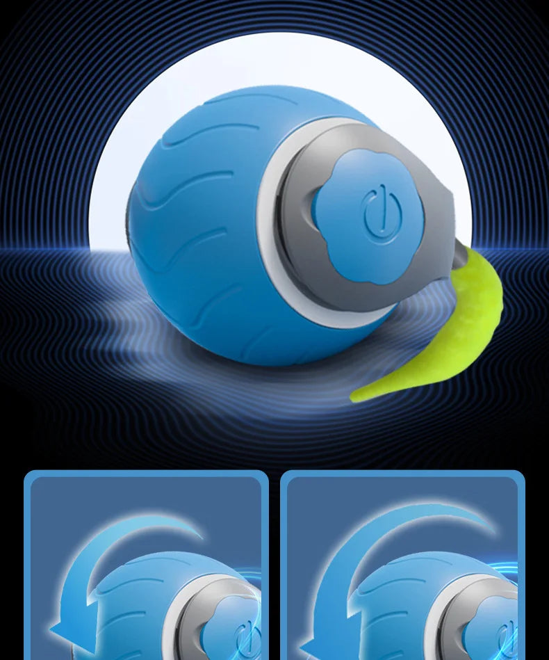 Smart Interactive Cat Toy Ball with Tail
