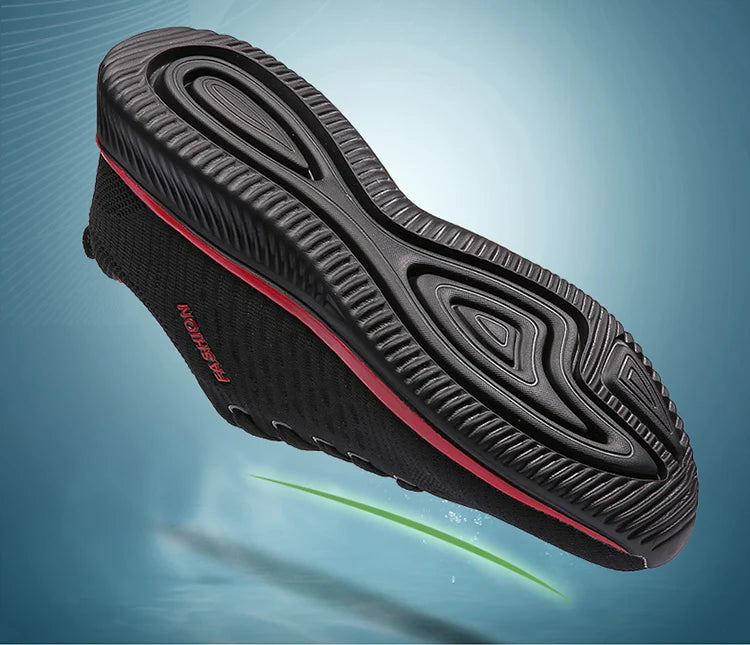 Men’s Lightweight Running Sneakers – Breathable Mesh Casual Shoes