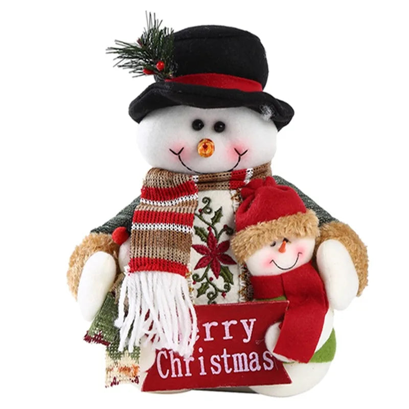 Christmas Decorations For Home Height 30Cm Santa Claus Doll Children'S Gifts Window Ornaments Navidad New Year 2025