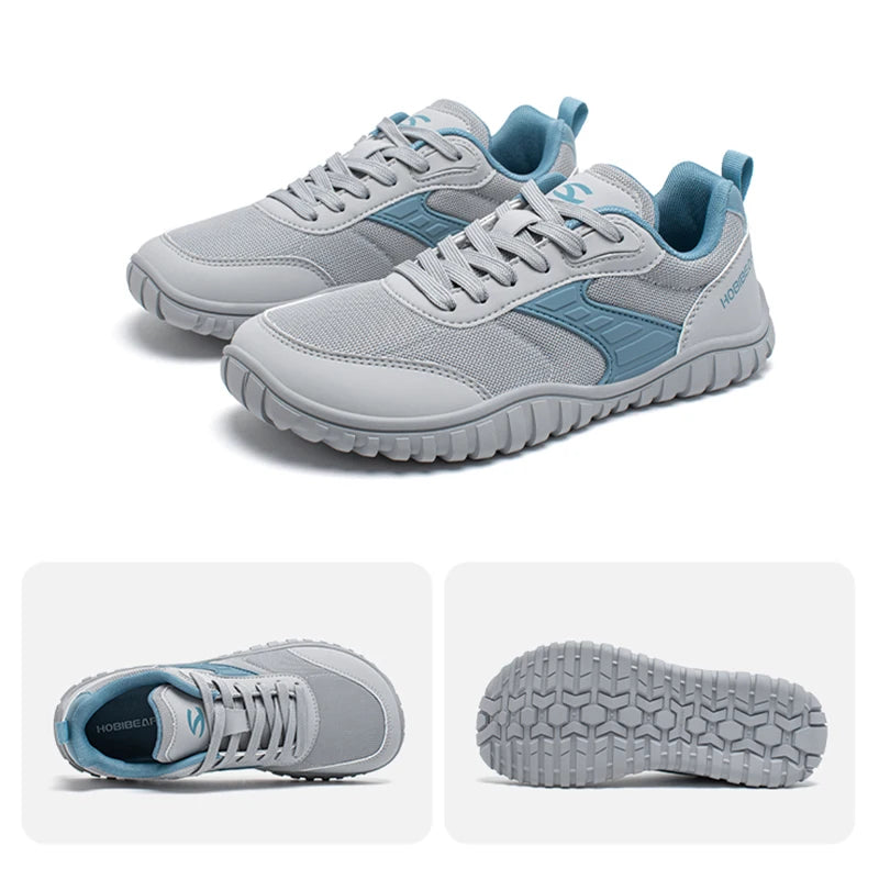 Hobibear Wide Toe Sneakers – Breathable Lightweight Running & Walking Shoes