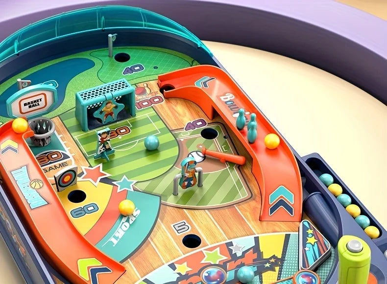 Kids Pinball Table - Two-player game, fun game, improve children's skills