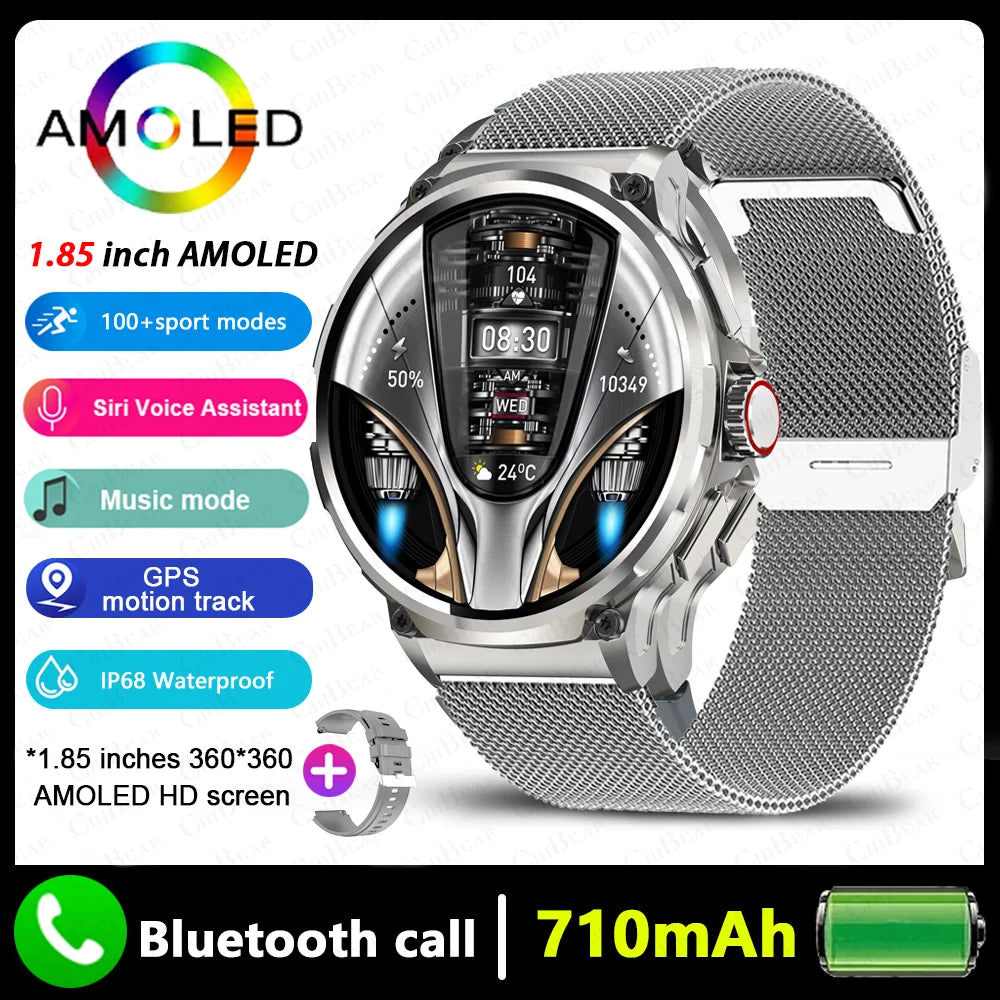 GPS AMOLED Smart Watch with Bluetooth Call