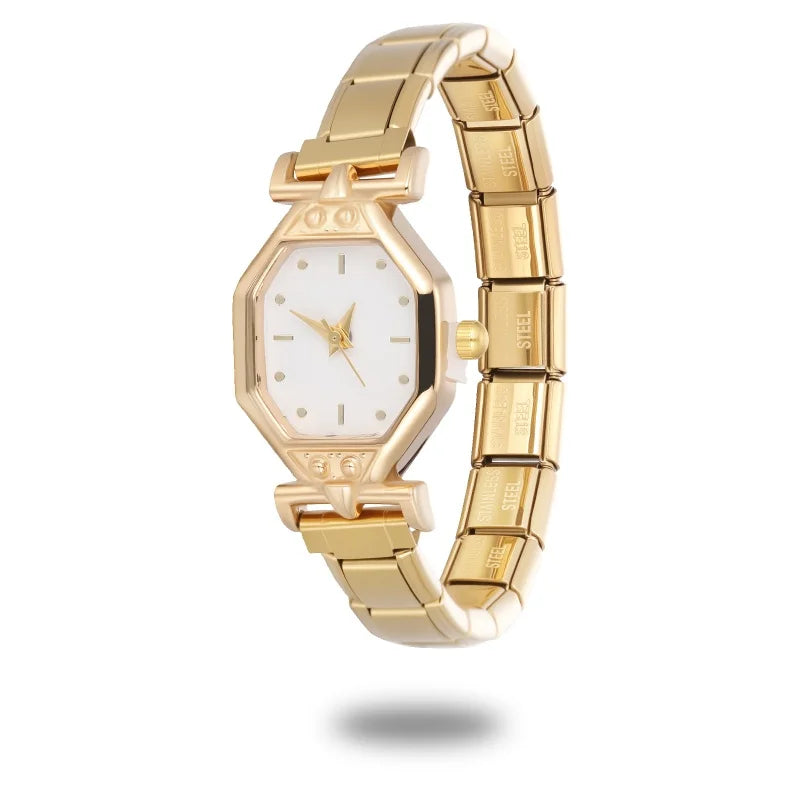 2025 Fashion Women's Men's Stainless Steel Oval Heart Square High Quality Watch Bracelet For Friend Birthday DIY Bracelet Gift