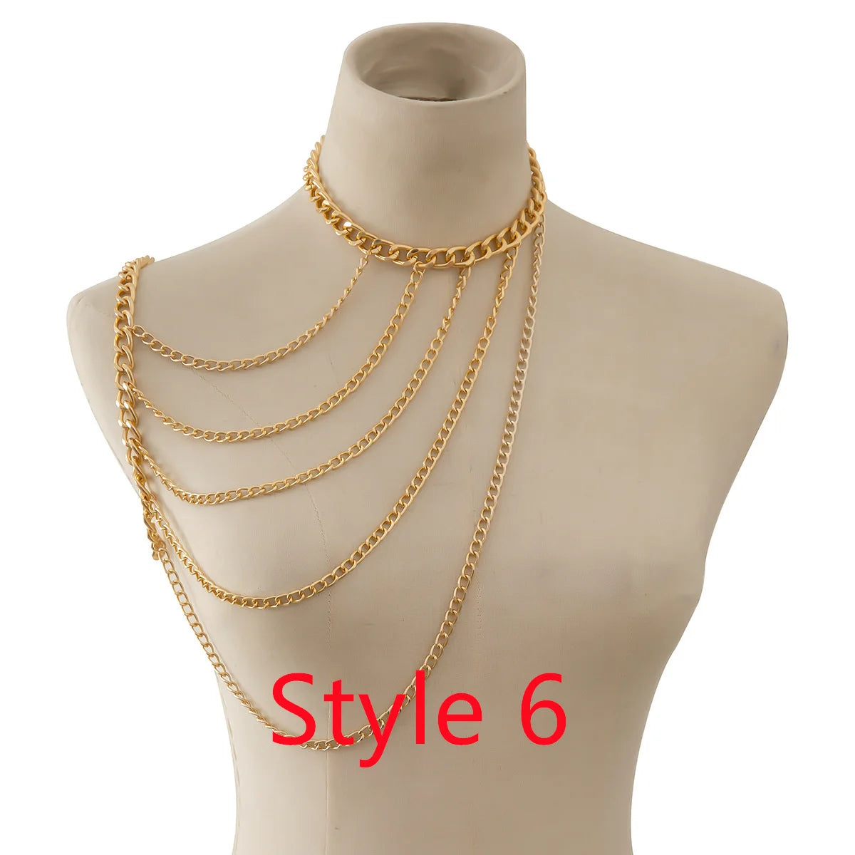 FREE SHIPPING STYLE A36 Gold Colour CHAIN DOUBLE SHOULDERS CHAIN JEWELRY 3 COLORS