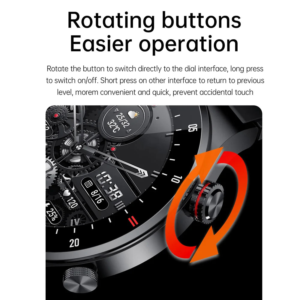 QW33 AMOLED Smart Watch with NFC & Call