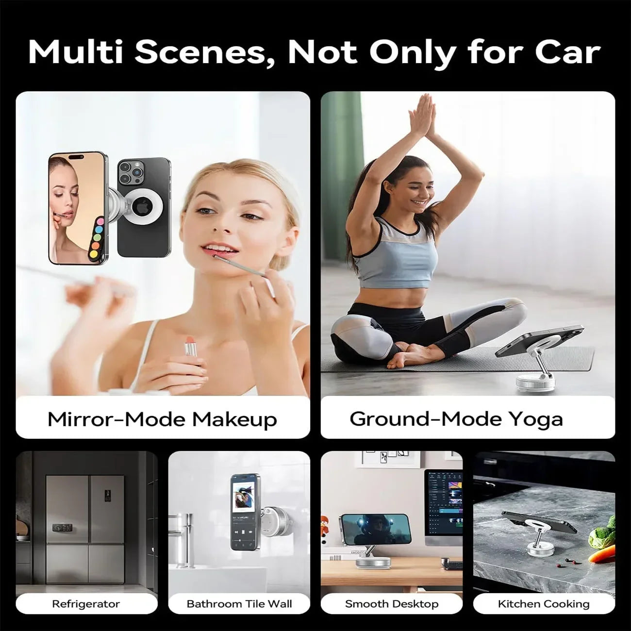 2026 Magnetic Car Phone Holder – 360° Rotatable