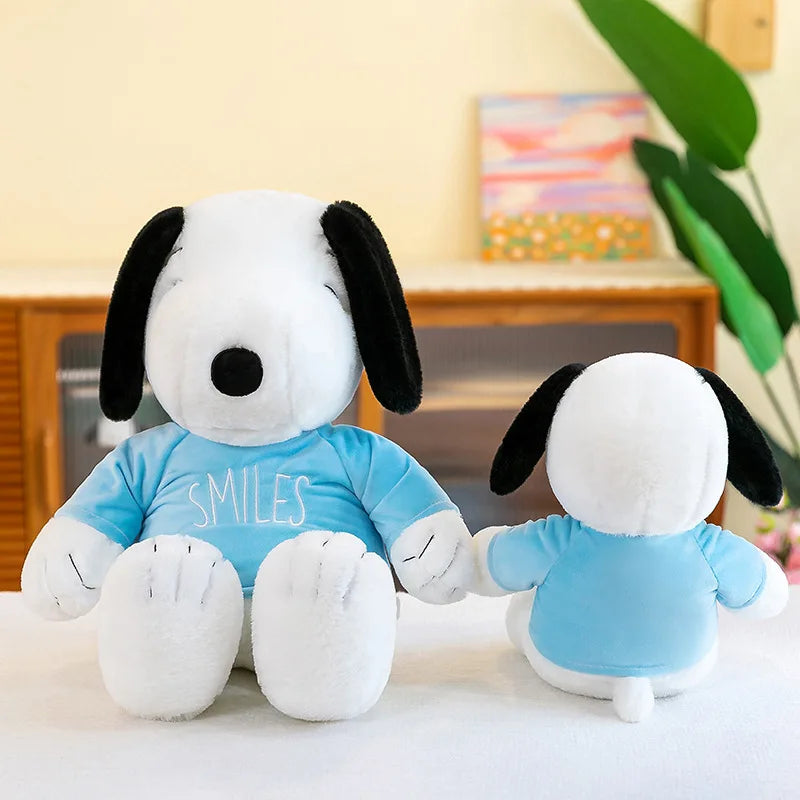 2025 New 35cm Cartoon Cute Snoopy Plush Toy Pillow Sofa Back Plush Doll Gifts For Children birthday gift
