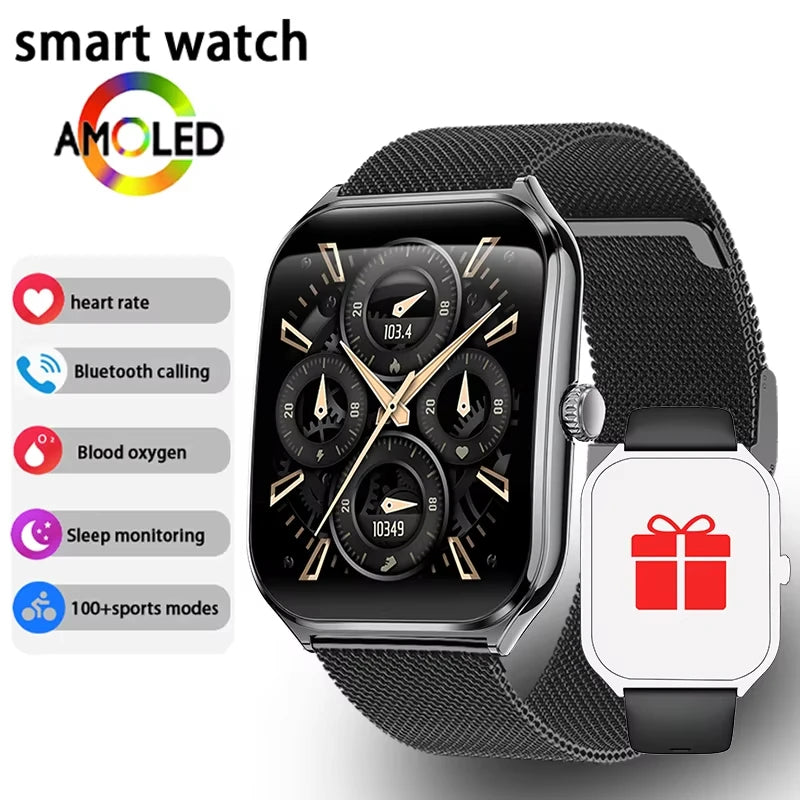 AMOLED GPS Smartwatch with BT Call & Heart Rate