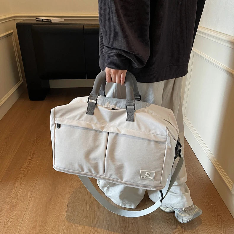 Women Travel Luggage Shoulder Bags Casual Outdoor Travel Short  TripTote Bag Portable Commuting Gym Fitness Sports Handbag