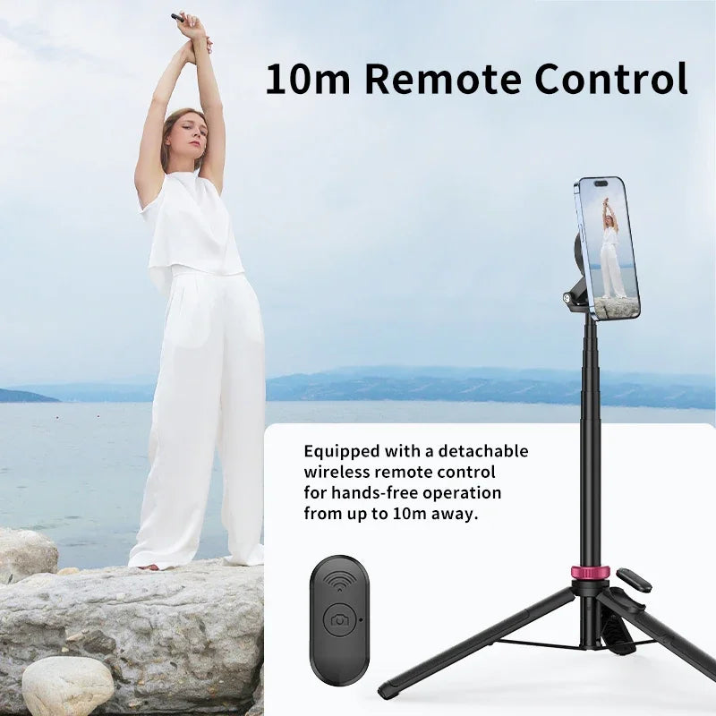 MT-84 1.53M Magnetic Selfie Stick Tripod for iPhone & Android