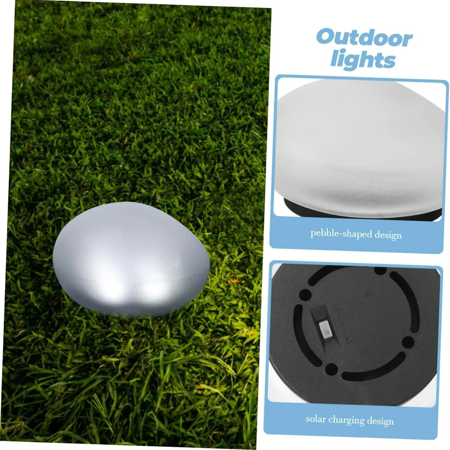 Solar LED Garden Lawn Glowing Globe Light Waterproof Patio Lawn Landscape LED Ball Lights Ambient Outdoor Garden Lamp Lights