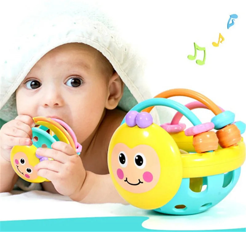 Baby Soft Teething Toys Newborn Early Educational Sensory Teether Rattle Touch Hand Grasping Ball Develop Infant Ball Game Toy