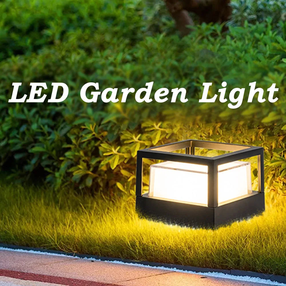 Outdoor 6W 12W  LED Lawn Lamp New Style Waterproof IP66  Garden Path Square Landscape Lawn Lights 110V 220V Warm White Lighting